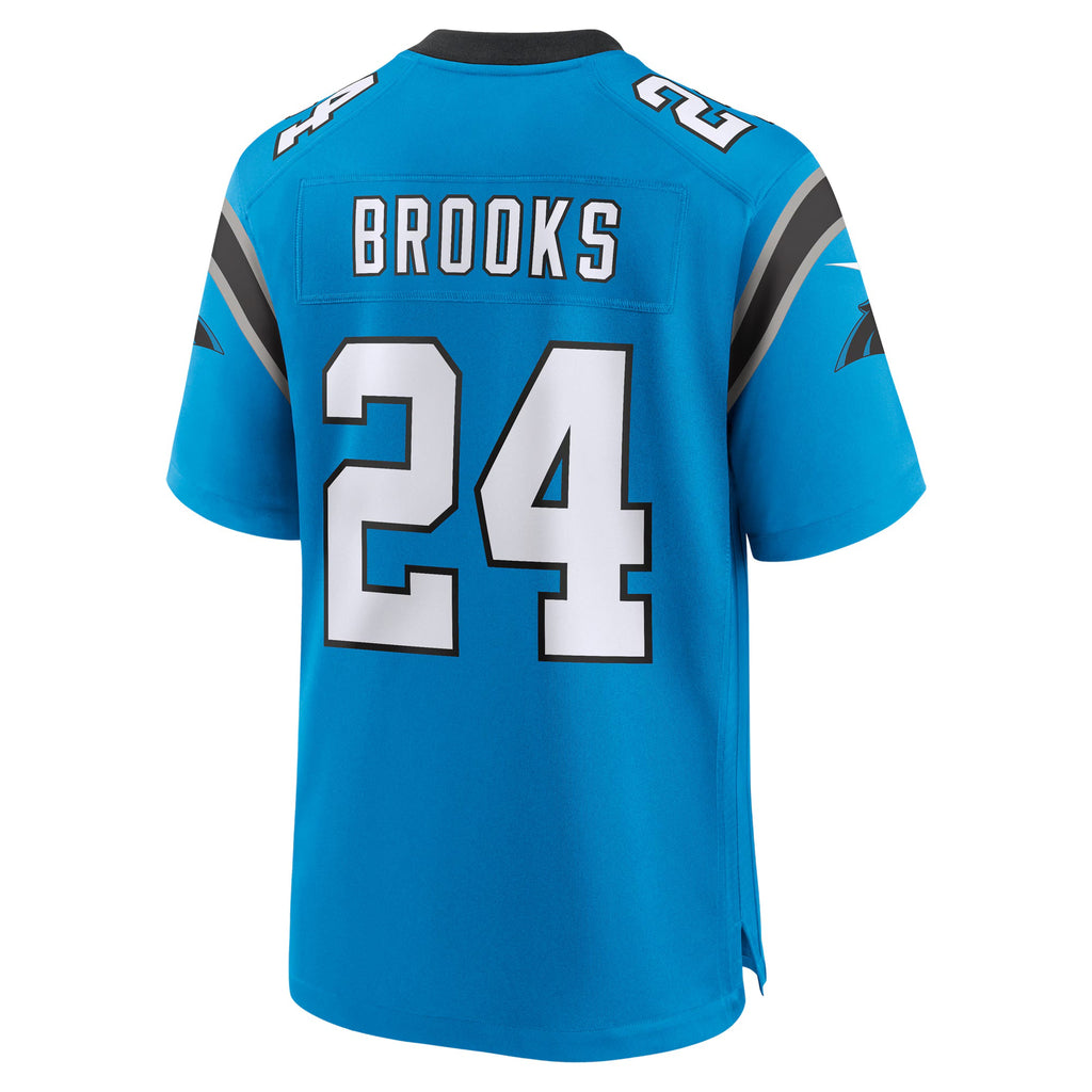 Carolina Panthers Jonathon Brooks Blue Alternate Game Player Jersey