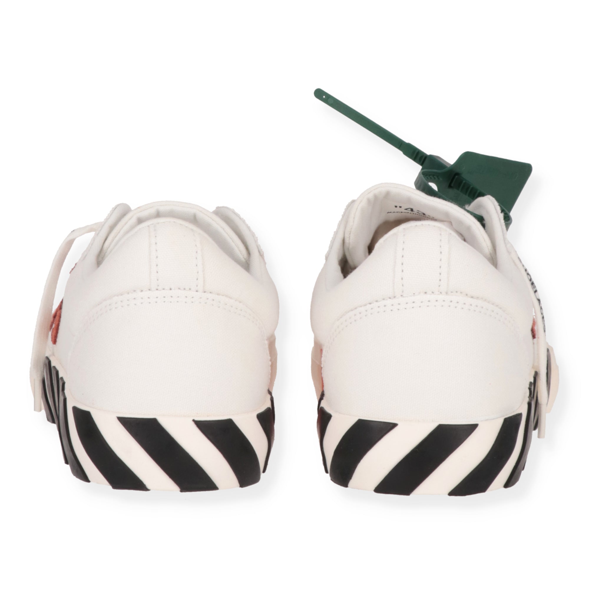 Off White Mens White/Red Sneaker