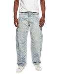 Palm Angels Light Wash Barrel Jean