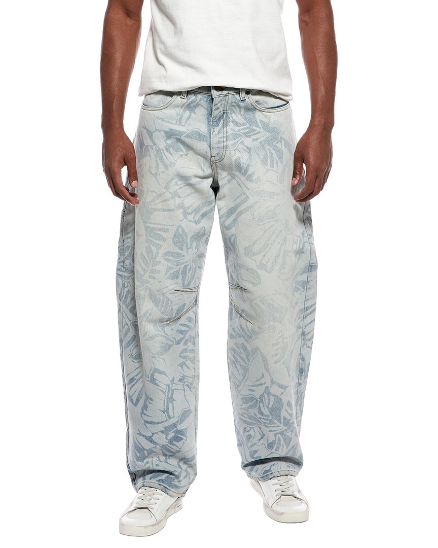 Palm Angels Light Wash Barrel Jean