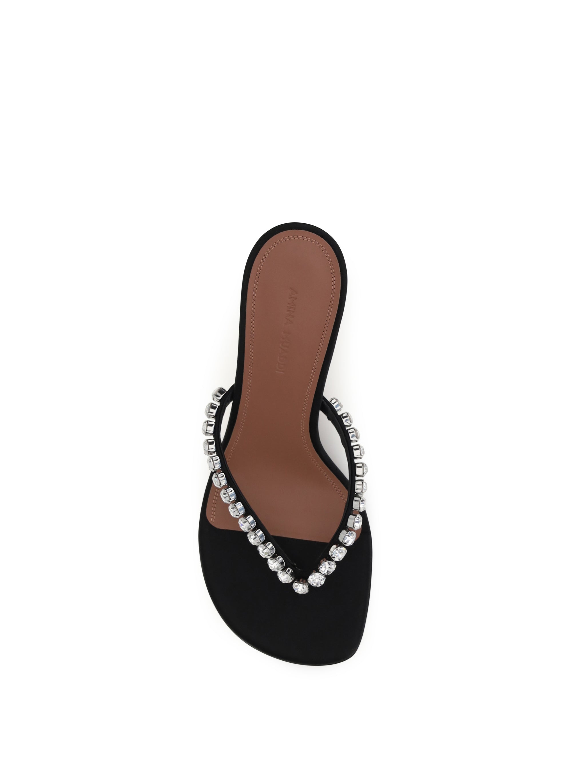 Amina Muaddi Women Gigi Crystal-Embellished Thong Sandals