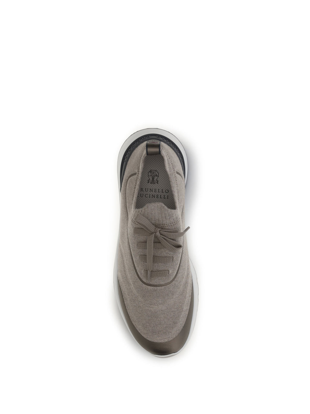 Brunello Cucinelli Men Techno Cotton Knit Sneakers Runners