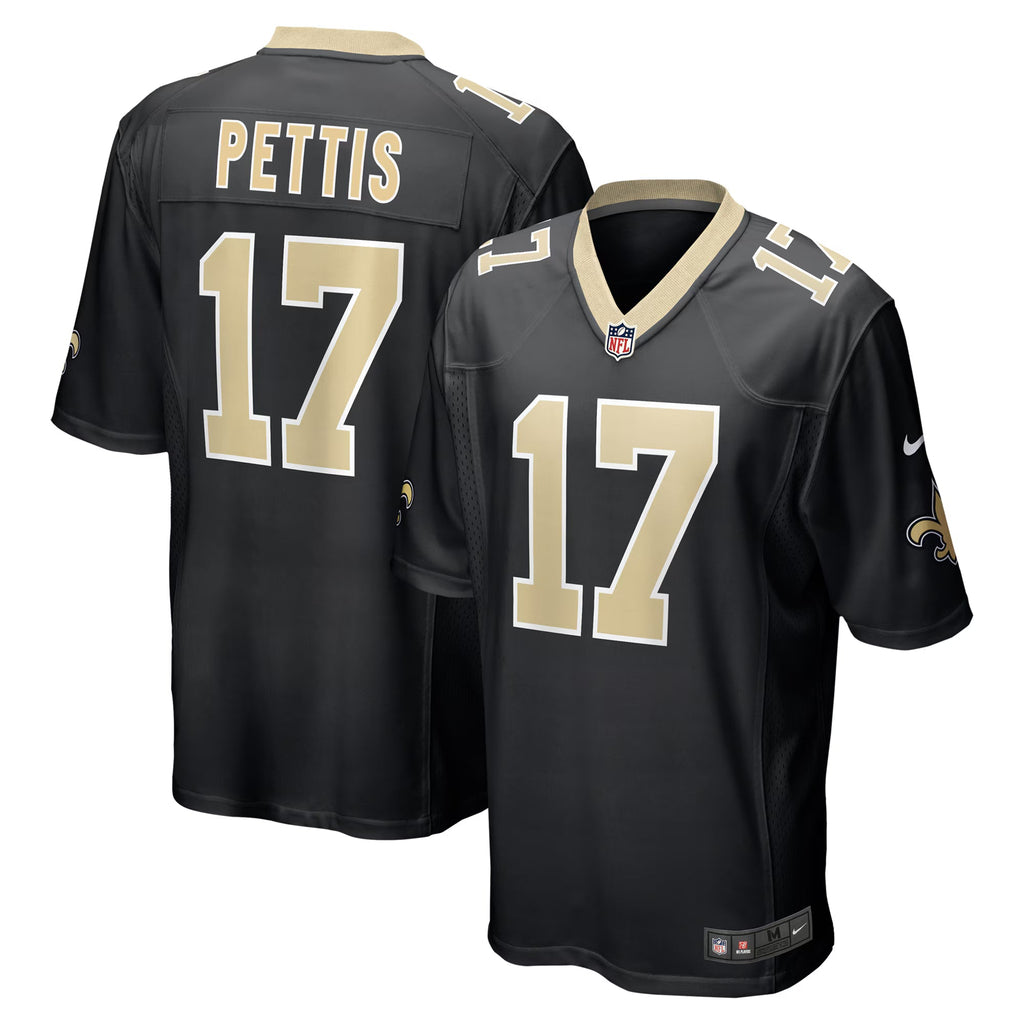 New Orleans Saints Dante Pettis Black Game Jersey