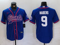 Men's New York Giants Malik Nabers #9 Royal Game Jersey1