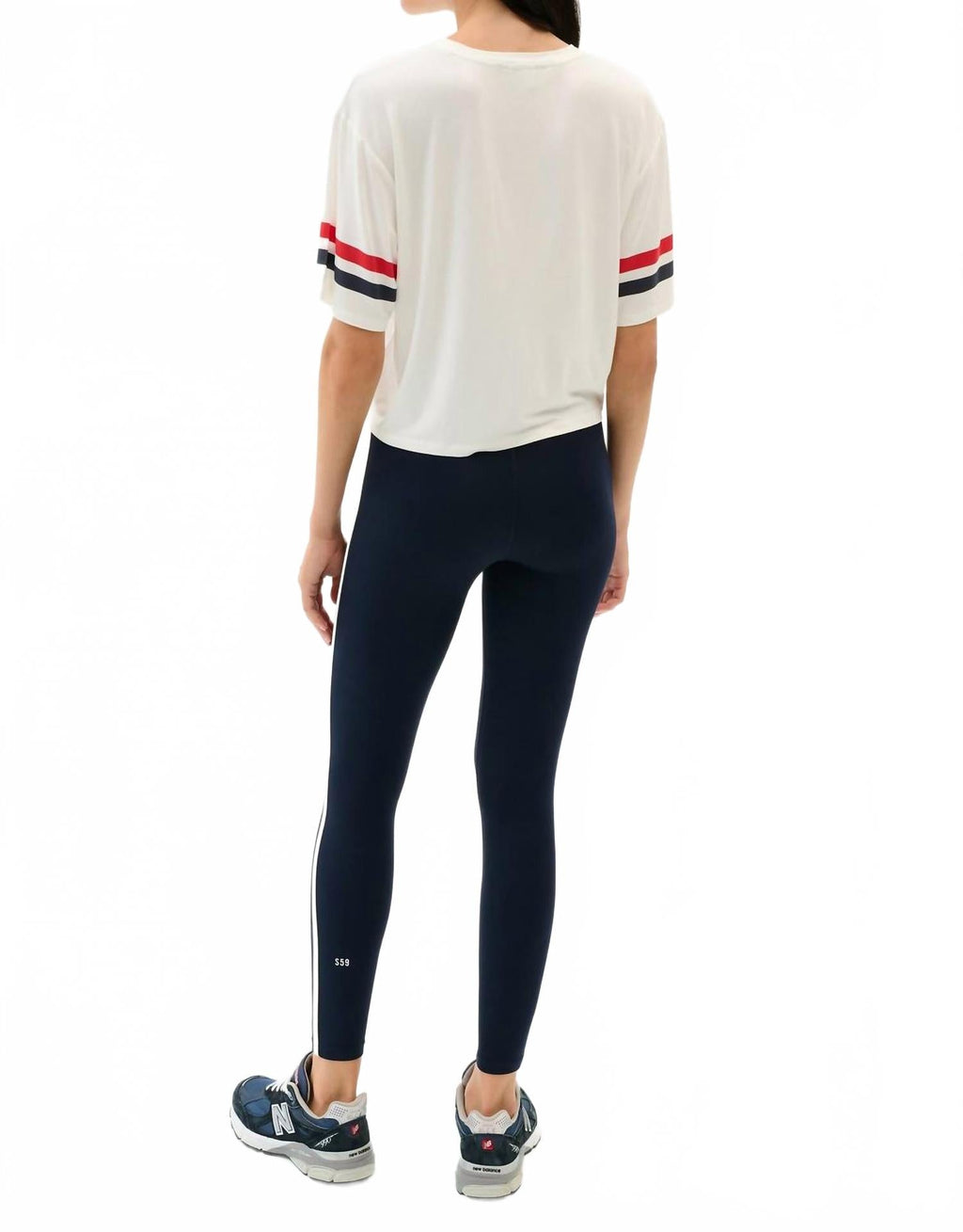 Ava Jersey Tee In White