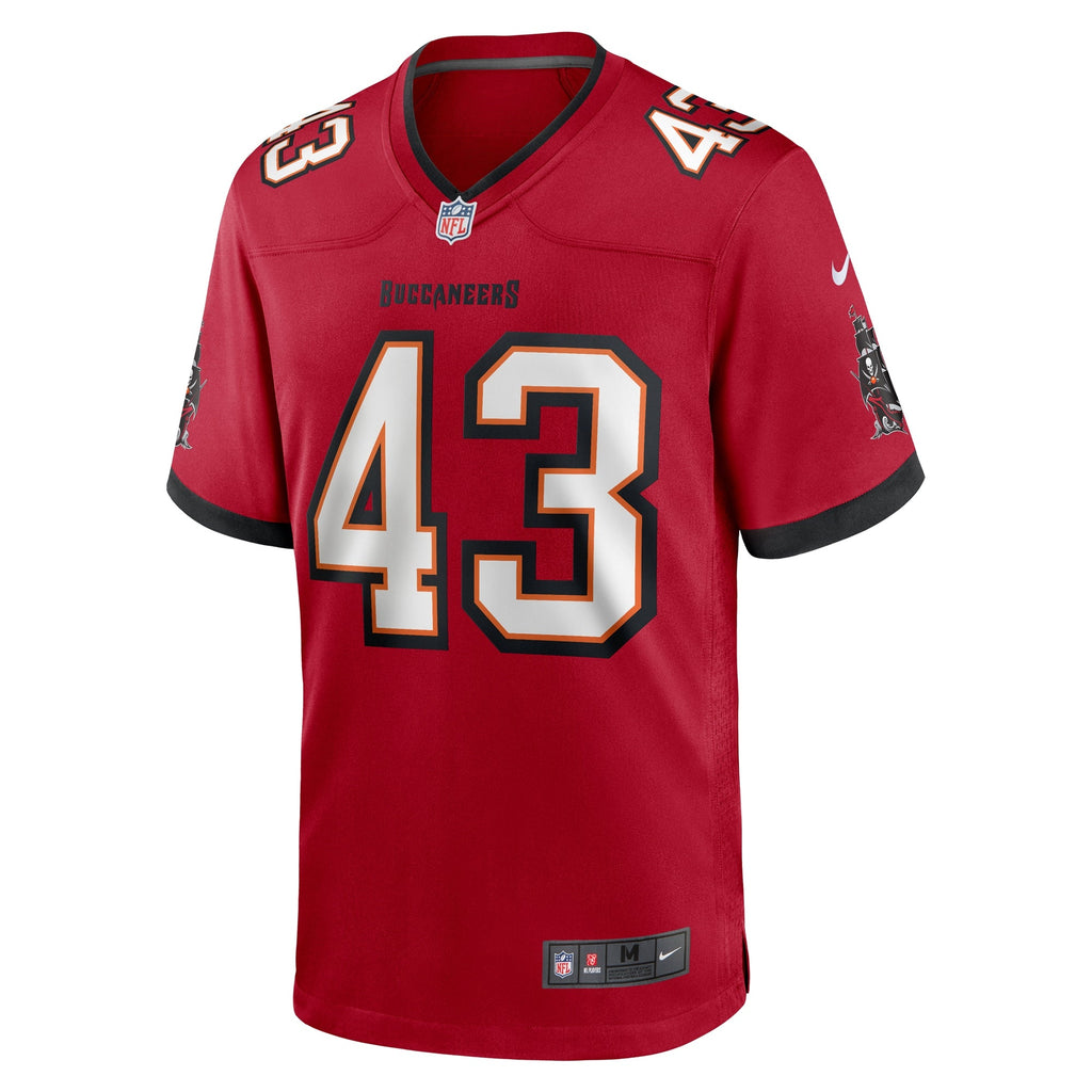 Tampa Bay Buccaneers Chris Braswell Red Game Jersey