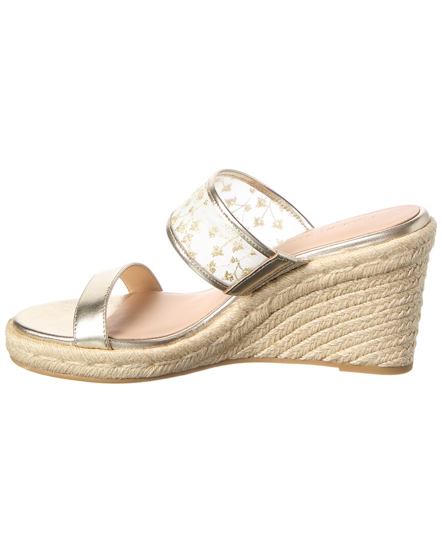 Stuart Weitzman Lily Espadrille Wedge Sandal Canvas