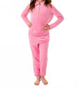 Mini Eleni Velour Pullover In Confetti Pink
