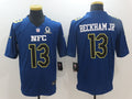 Men's New York Giants Odell Beckham Jr. #13 Blue Game Player Jersey1