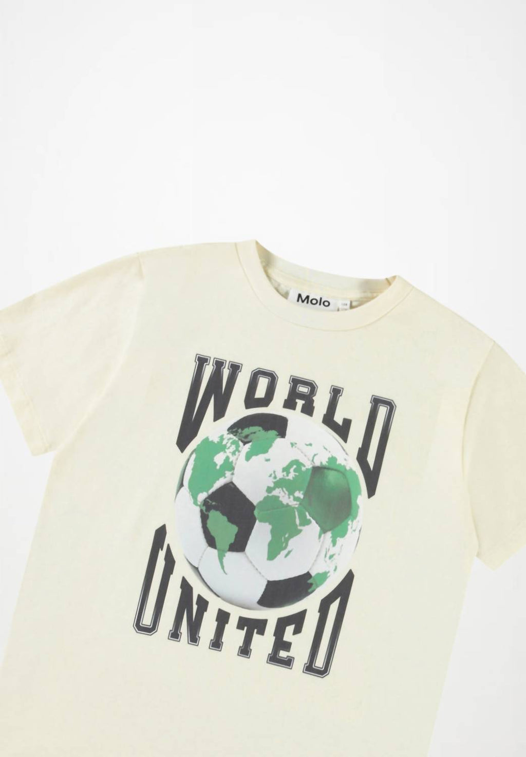 Kid's World United Riley Short Sleeve Tee In Beige