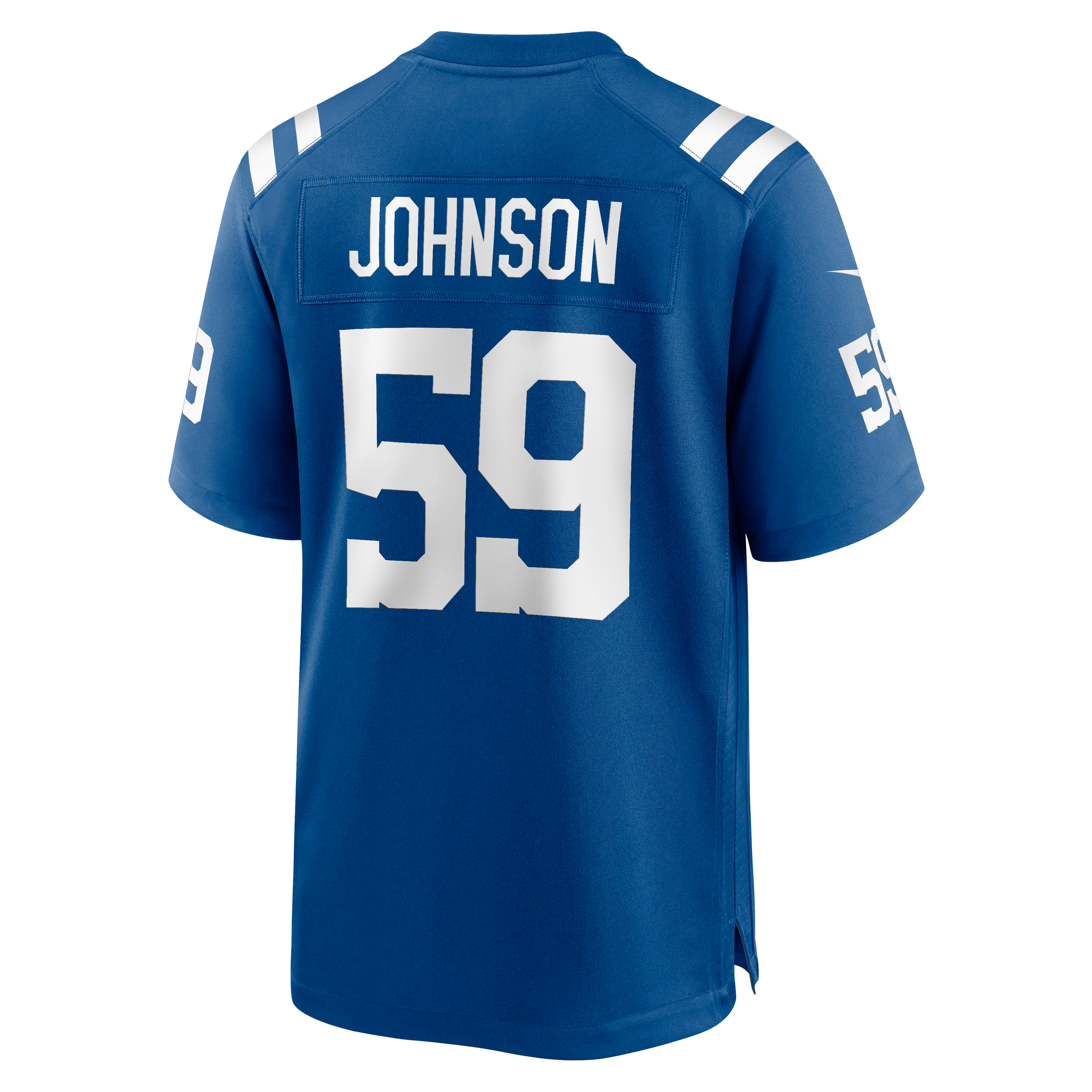 Indianapolis Colts Buddy Johnson Royal Team Game Jersey