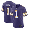Minnesota Vikings Warren Moon Purple Retired Player Alternate Game Jersey