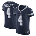Dallas Cowboys Dak Prescott Navy Vapor Elite Player Team Jersey