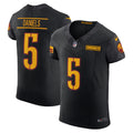 Washington Commanders Jayden Daniels Black Alternate Vapor F.U.S.E. Elite Jersey