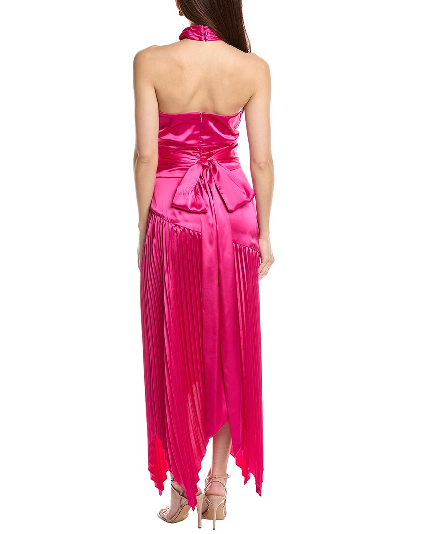 AMUR Dixon Halter Midi Dress