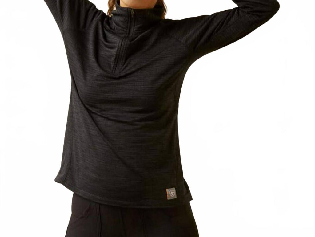 Women's Rebar Gridworks Baselayer Shirt In Black