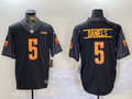 Men's Washington Commanders Jayden Daniels #5 Black Alternate Game Player Jersey1