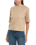 Vince Wide Sleeve Crop T-Shirt