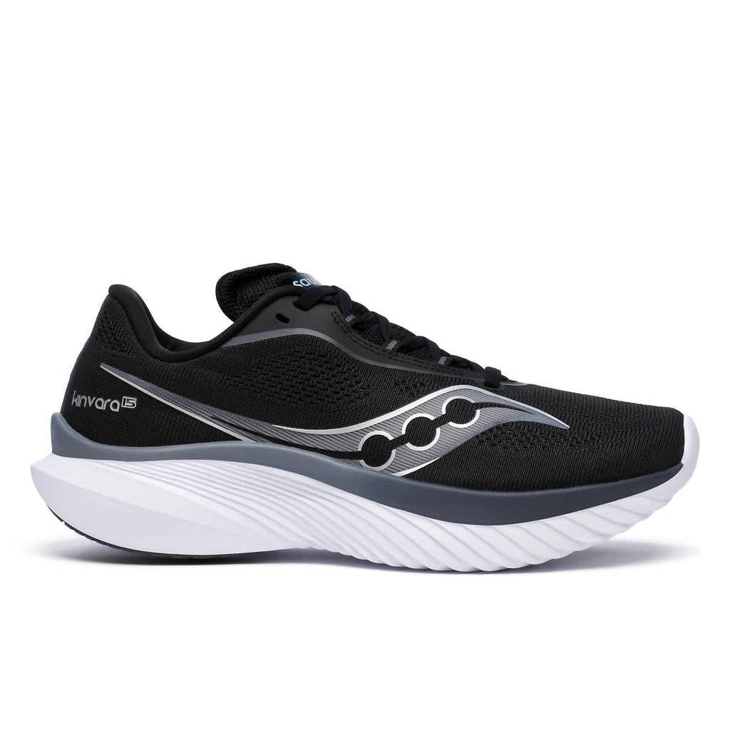 Women's Kinvara 15 Running Shoe In Black - White