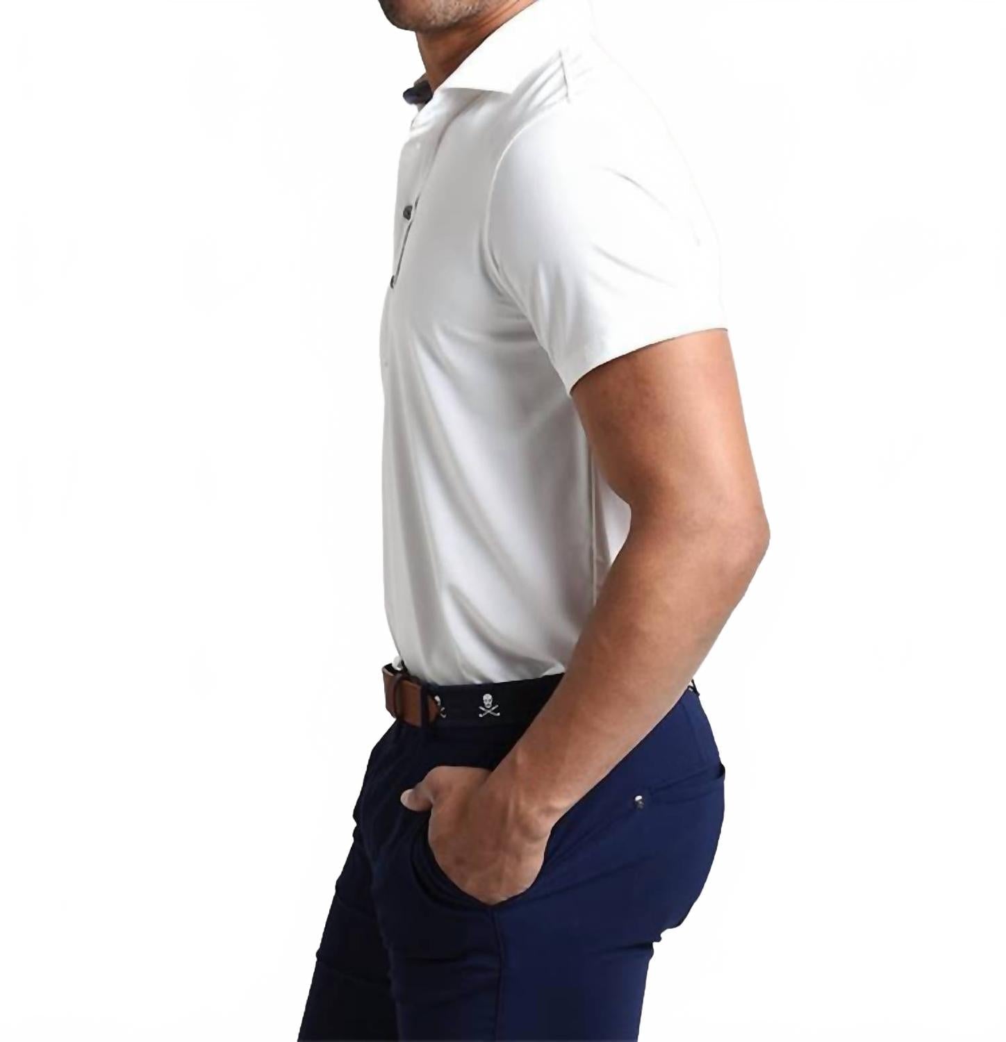 Tala Short Sleeve Polo In Arctic