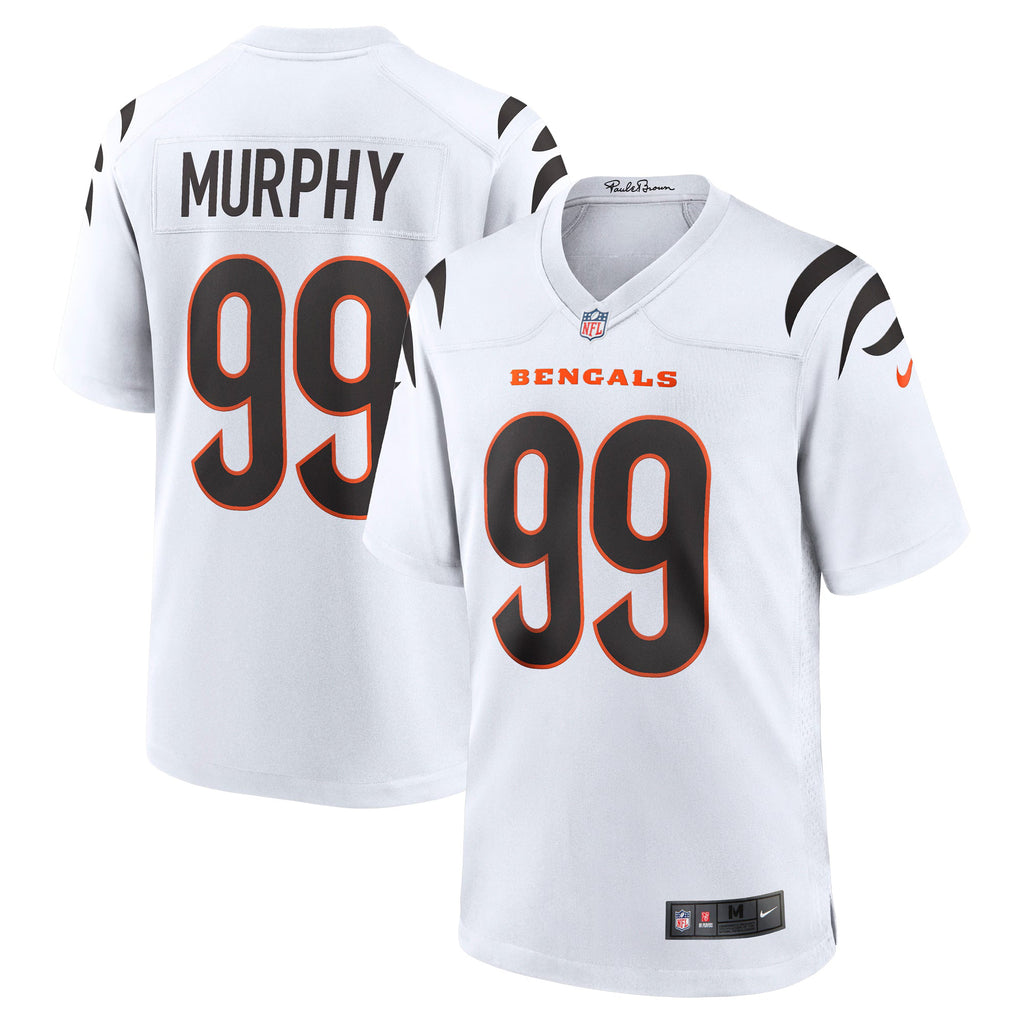 Cincinnati Bengals Myles Murphy White Team Game Jersey