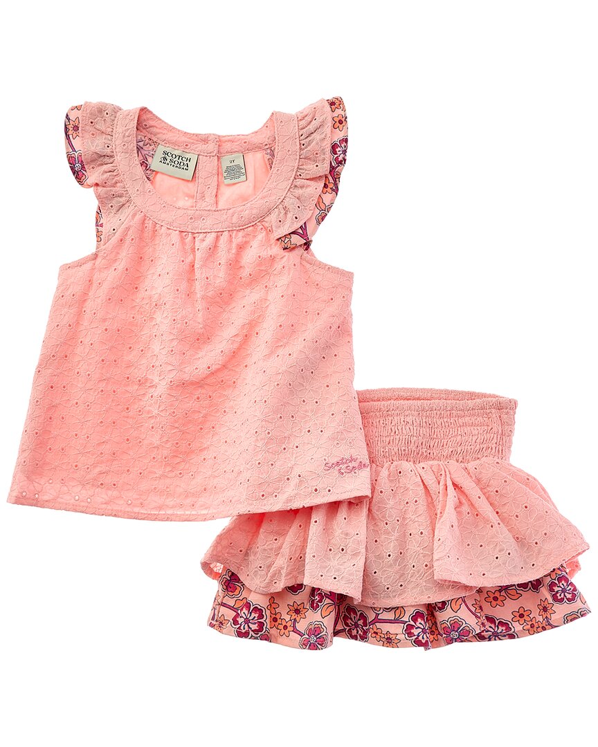 Scotch & Soda 2pc Shirt & Skirt Set