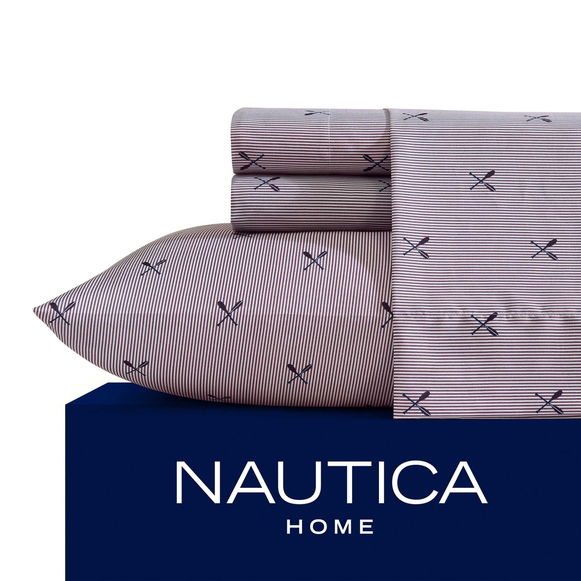 Nautica Coxswain Stripe Blue Twin Xl Sheet Set