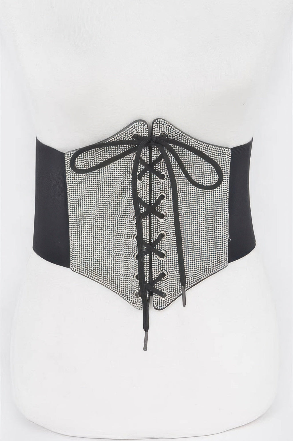 Rhinestone Corset Elastic Belt