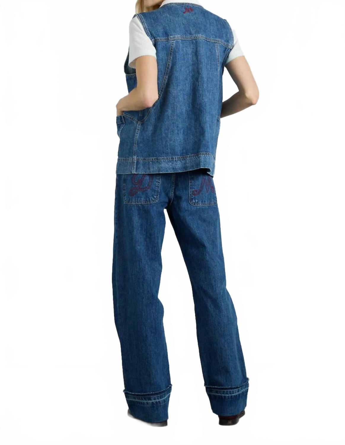 Milly Gilet In Huckleberry Wash