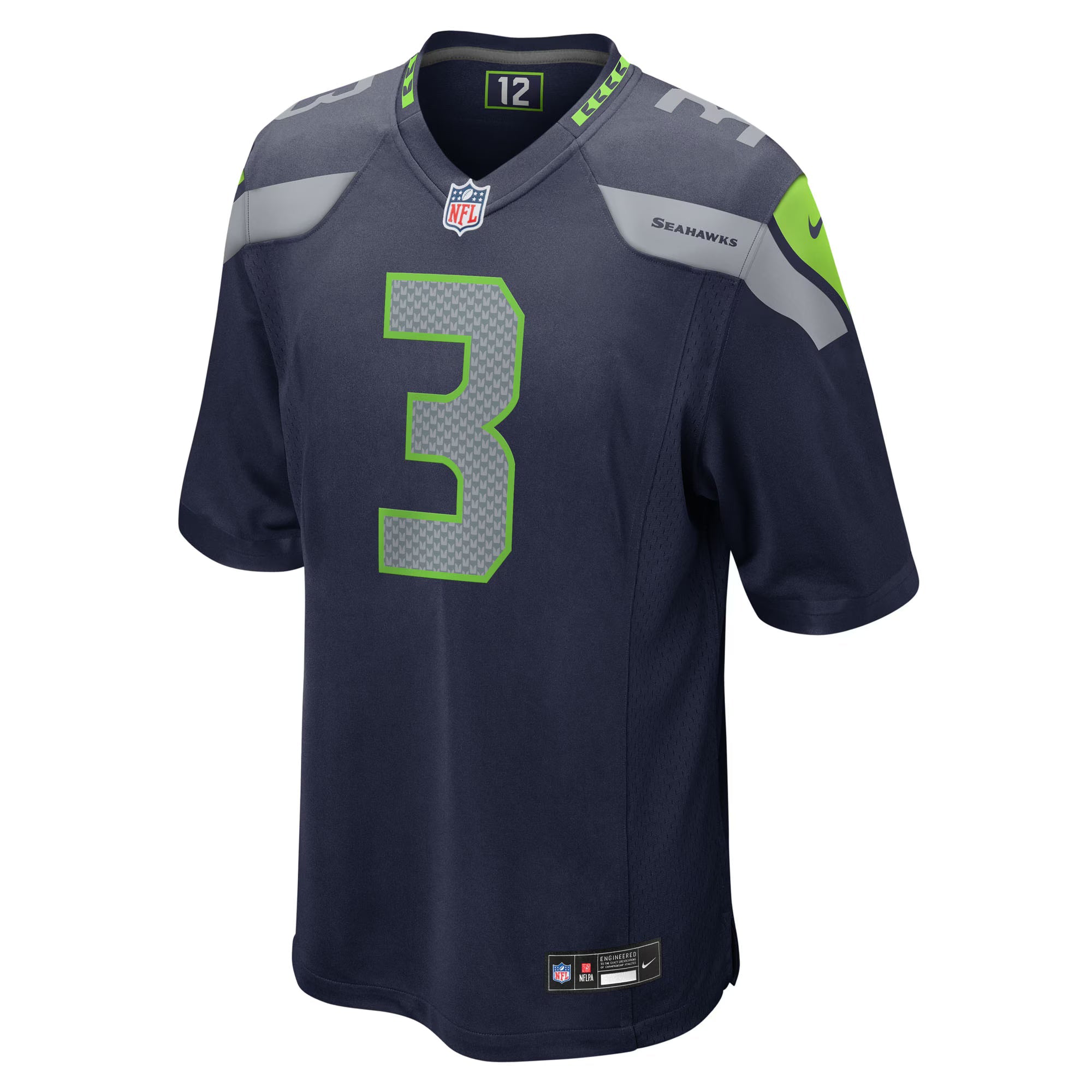 Seattle Seahawks Nick Emmanwori College Navy Team Game Jersey