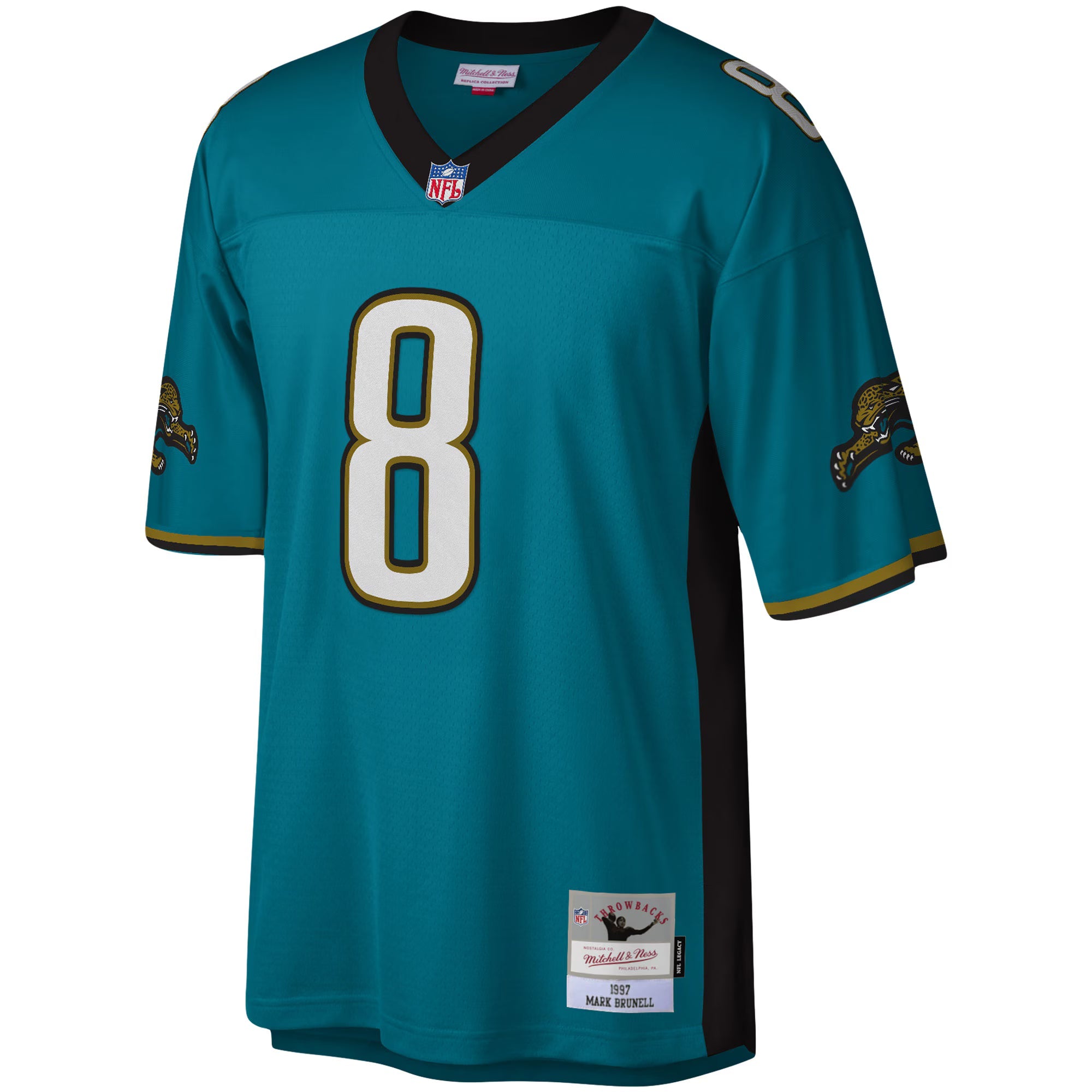 Jacksonville Jaguars Mark Brunell Mitchell & Ness Teal Legacy Replica Jersey