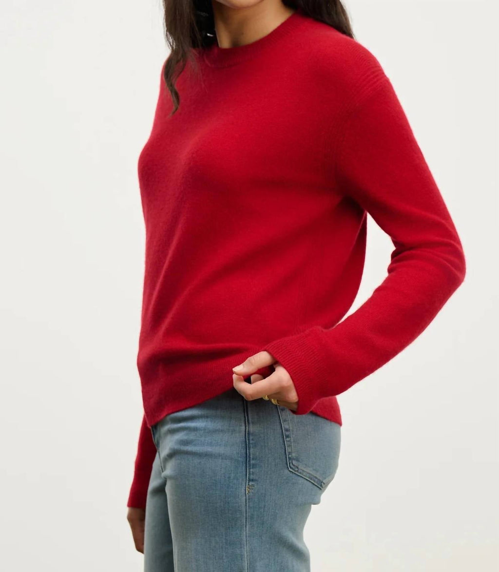 Crystal Sweater In Red