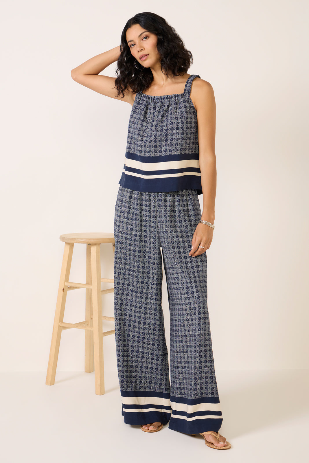 Women's Bria Tile Print Cami Top