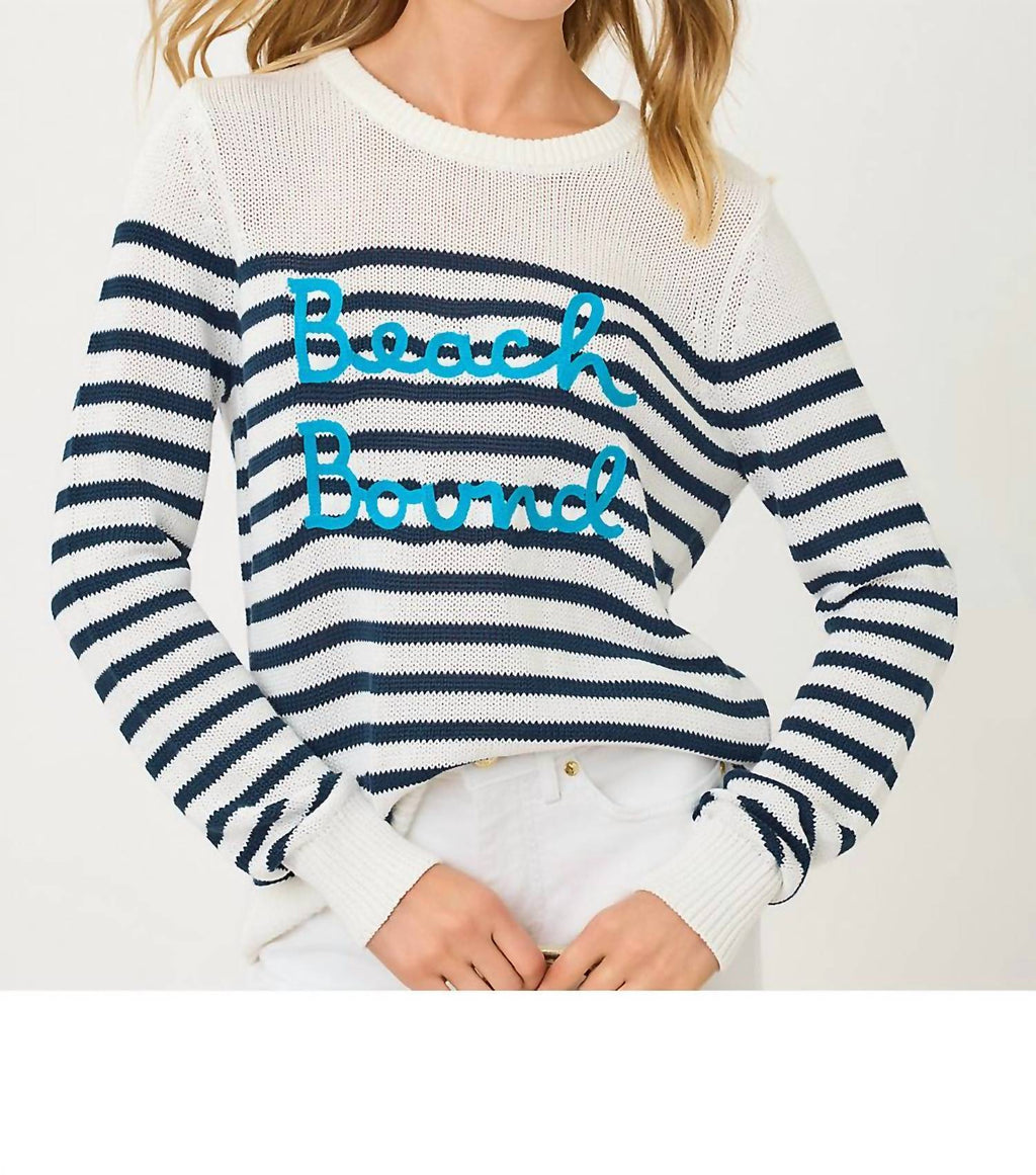 Kelsa Beach Bound Sweater In Coconut