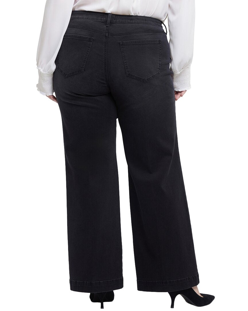 NYDJ Plus Teresa Crosswinds Wide Leg Jean