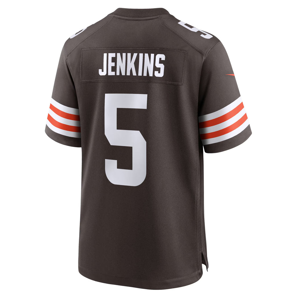 Cleveland Browns Rayshawn Jenkins Brown Team Game Jersey