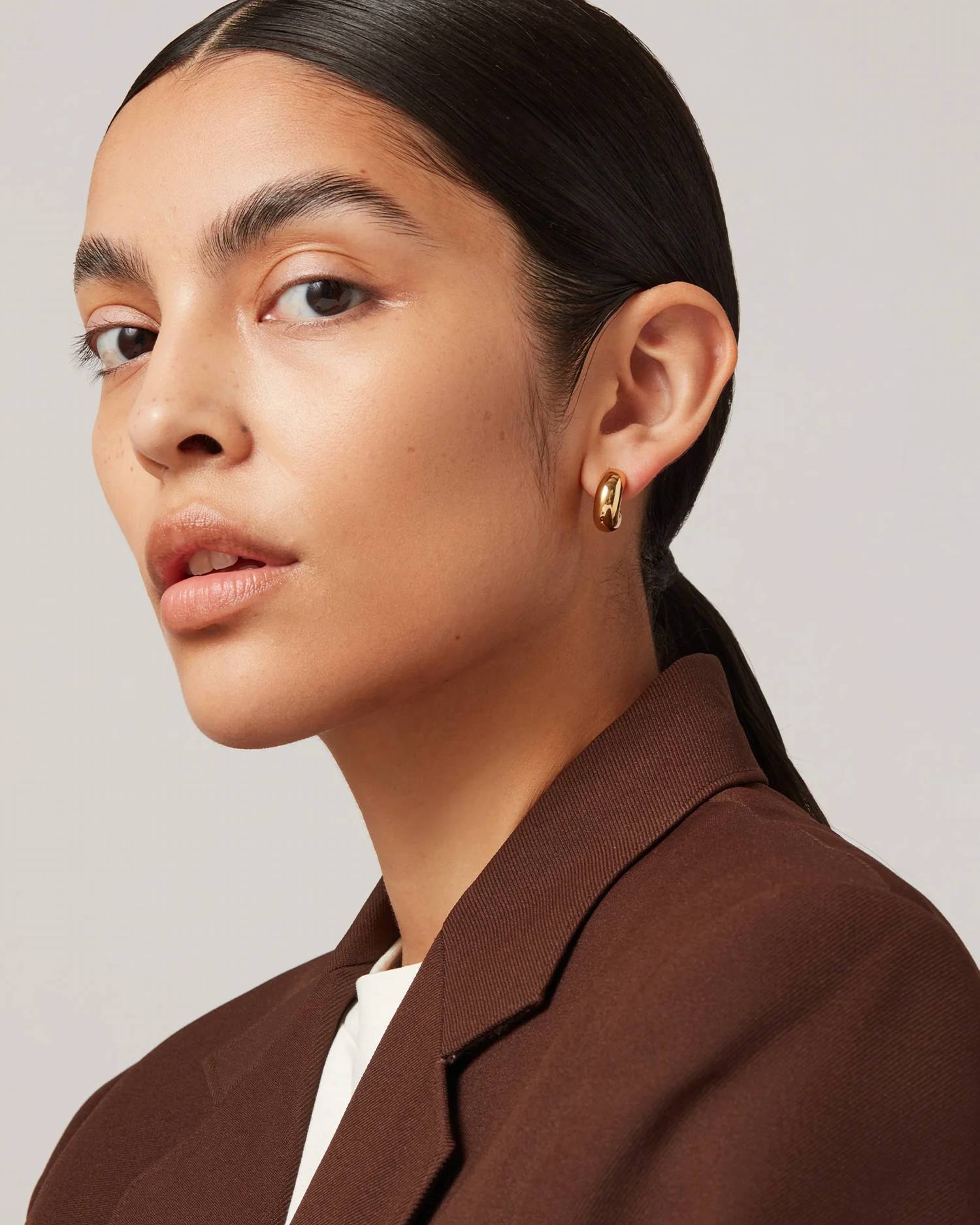Small Tomme Hoops In Gold