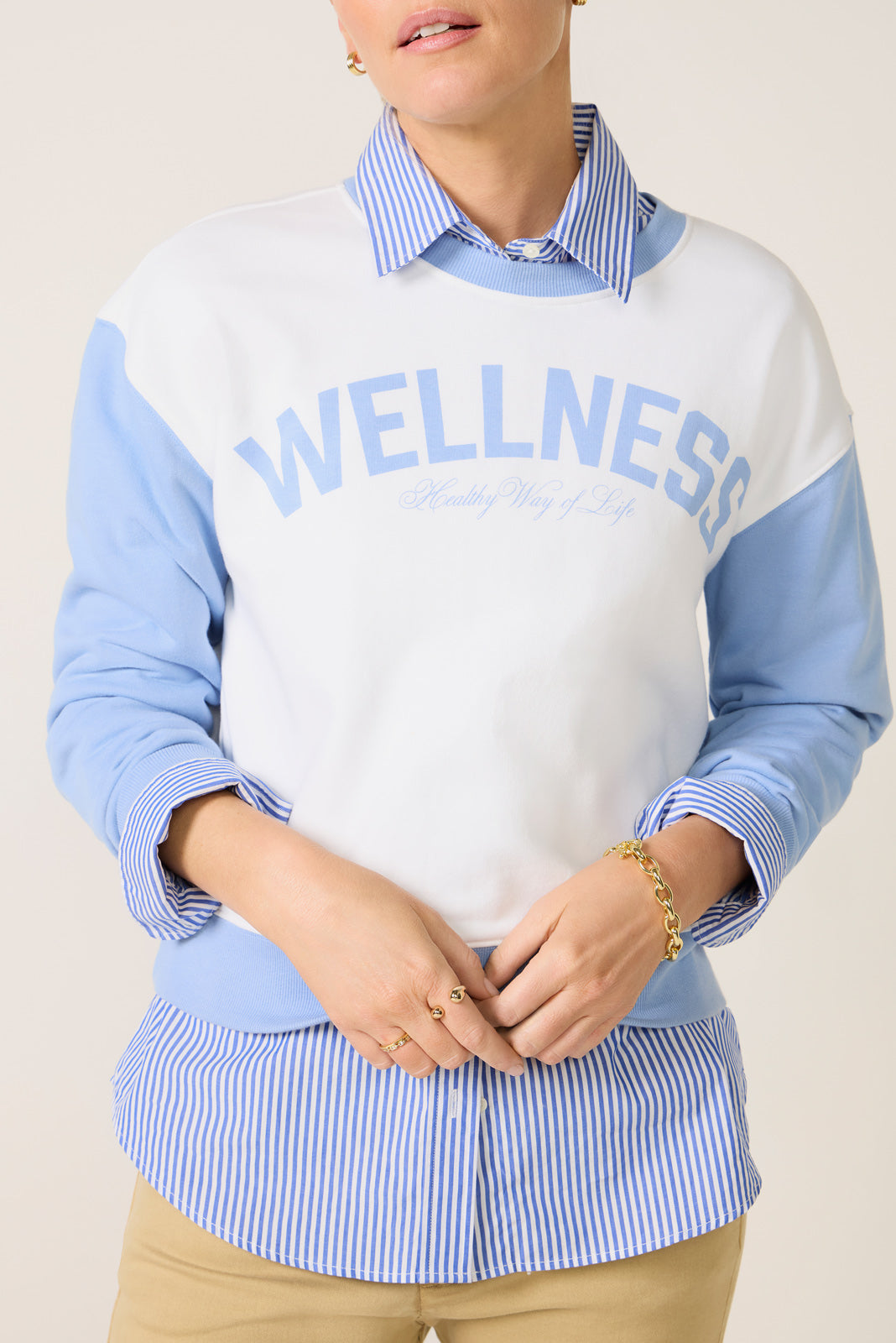Women's Crew Neck Graphic Sweatshirt