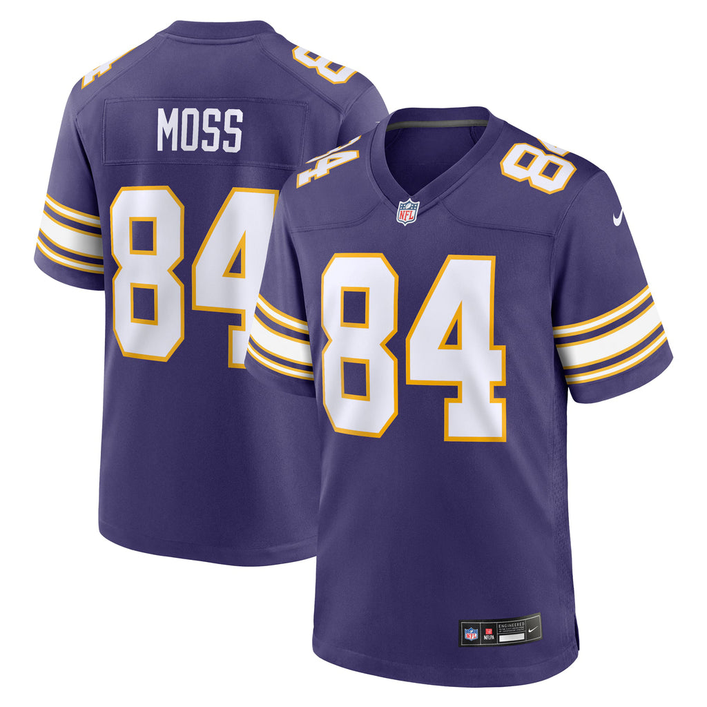 Minnesota Vikings Randy Moss Purple Classic Retired Player Game Jersey