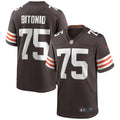Cleveland Browns Joel Bitonio Brown Game Jersey