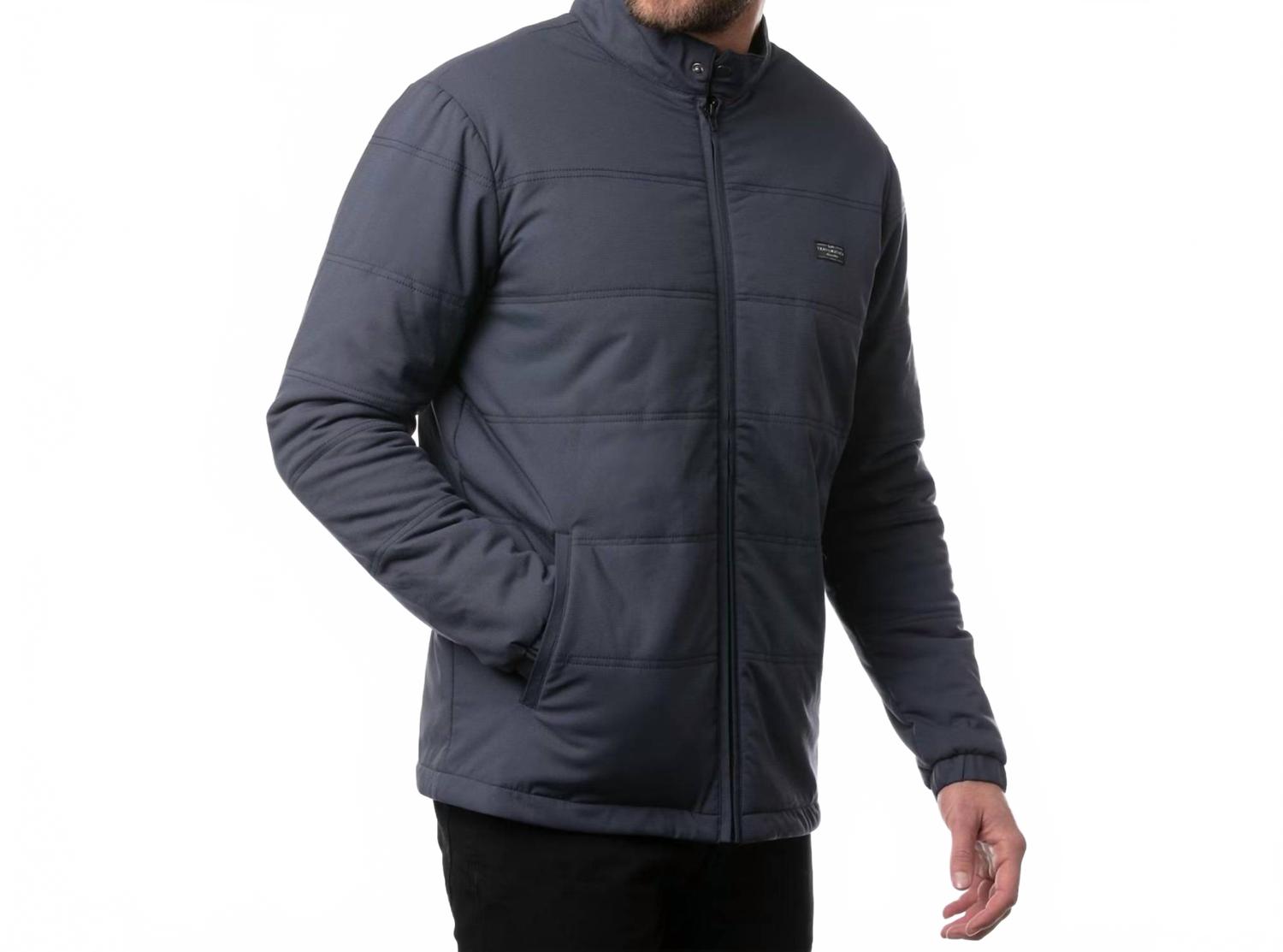 Interlude Puffer Jacket In Mood Indigo