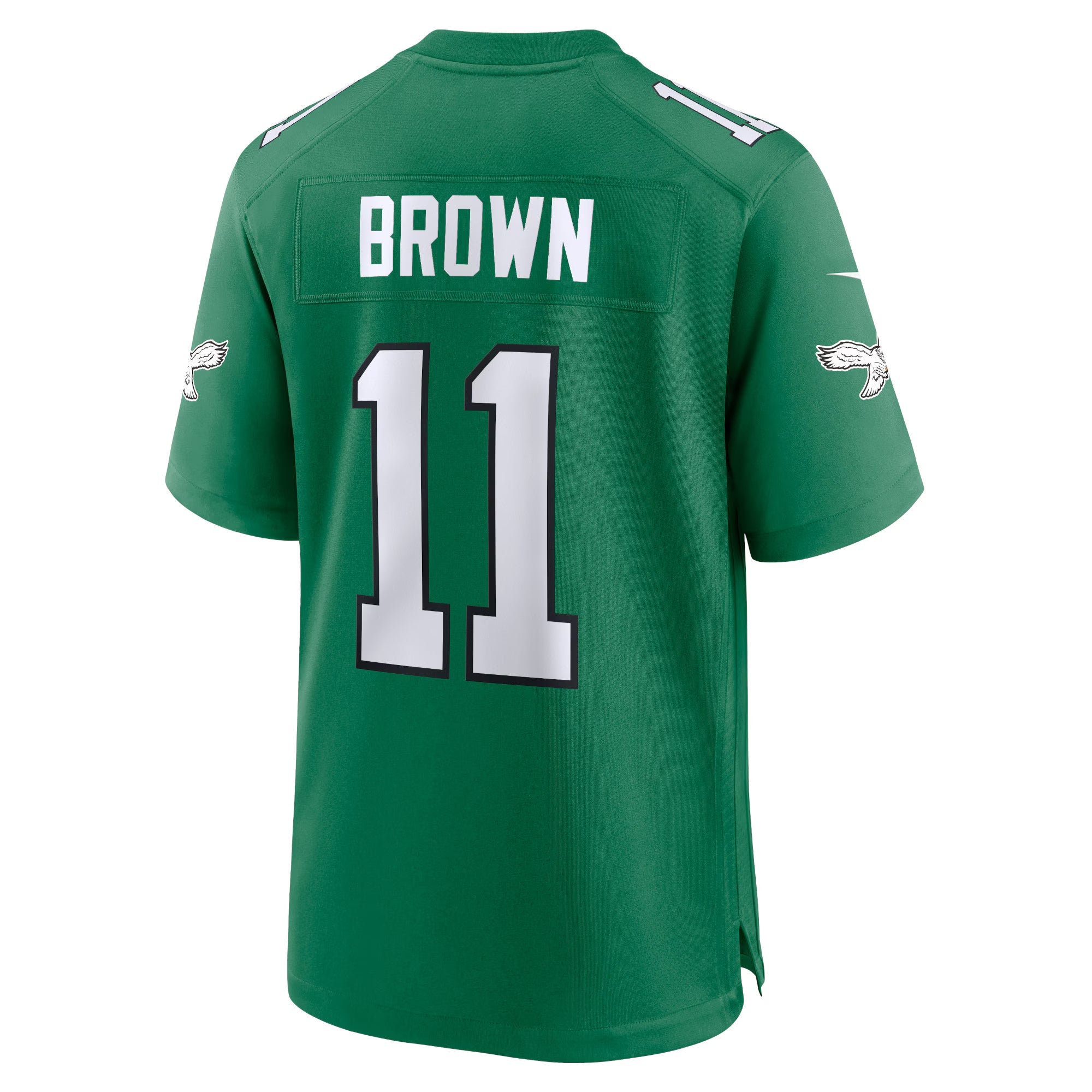 Philadelphia Eagles A.J. Brown Kelly Green Alternate Game Player Jersey