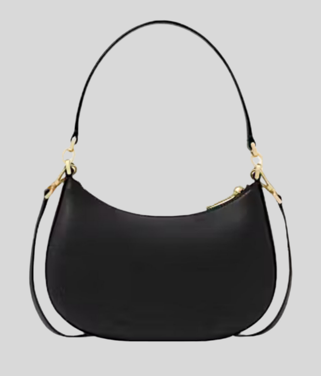 NWT Kate Spade Paige Convertible Medium Leather Crossbody In Black