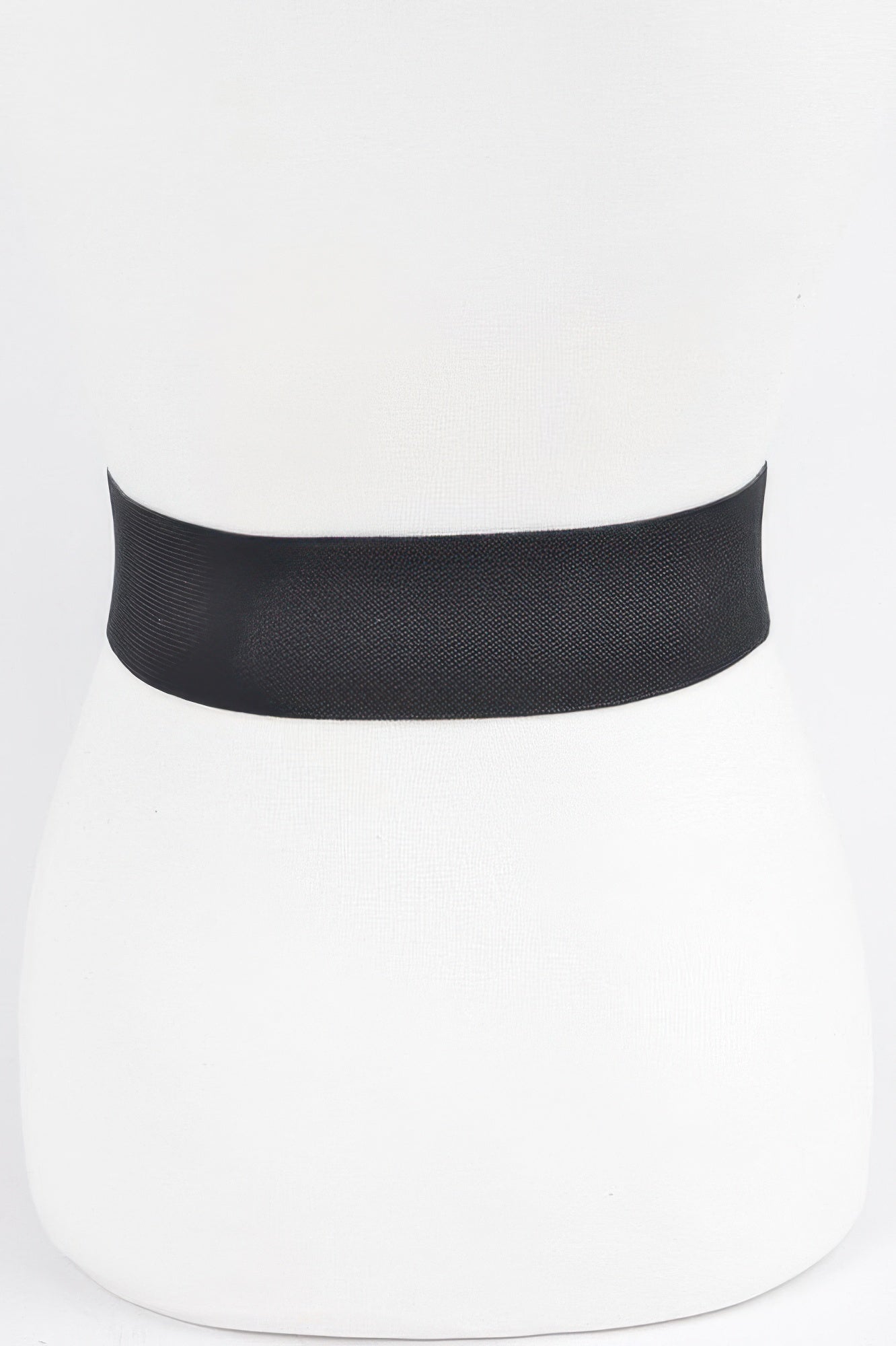 Wide Belt Buckle Plus Size Elastic Belt