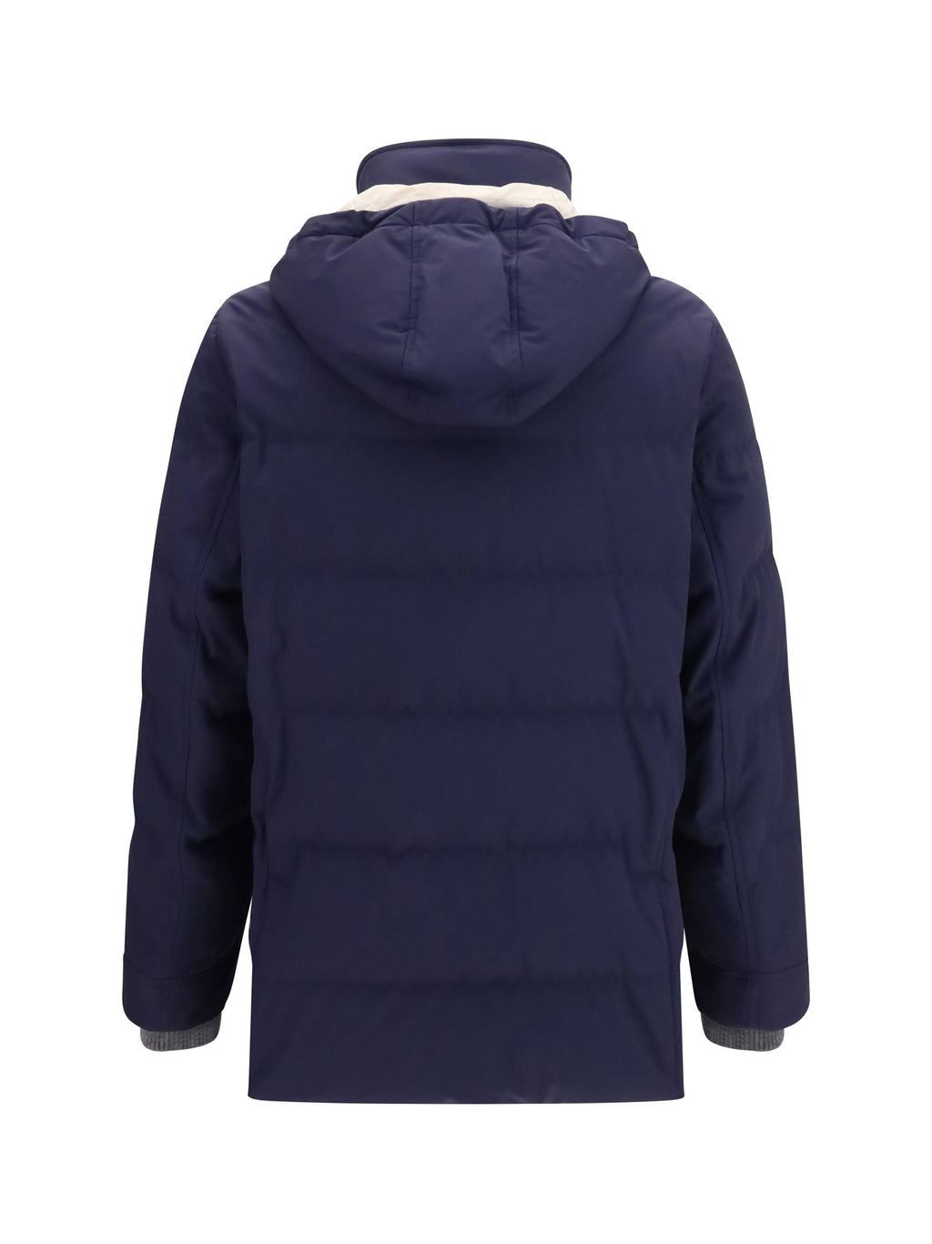 Brunello Cucinelli Men Nylon Hooded Jacket