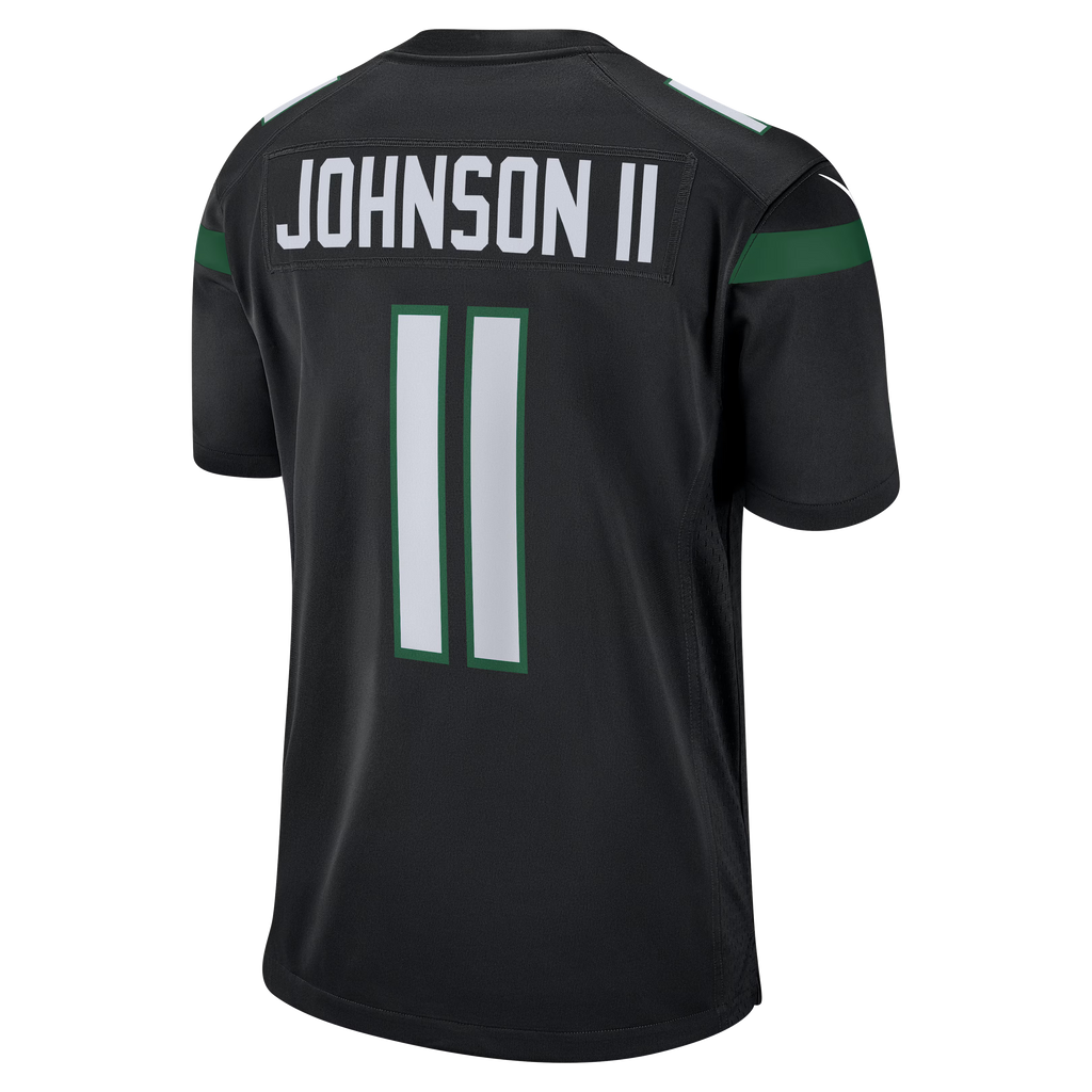 New York Jets Jermaine Johnson II Black Alternate Game Jersey
