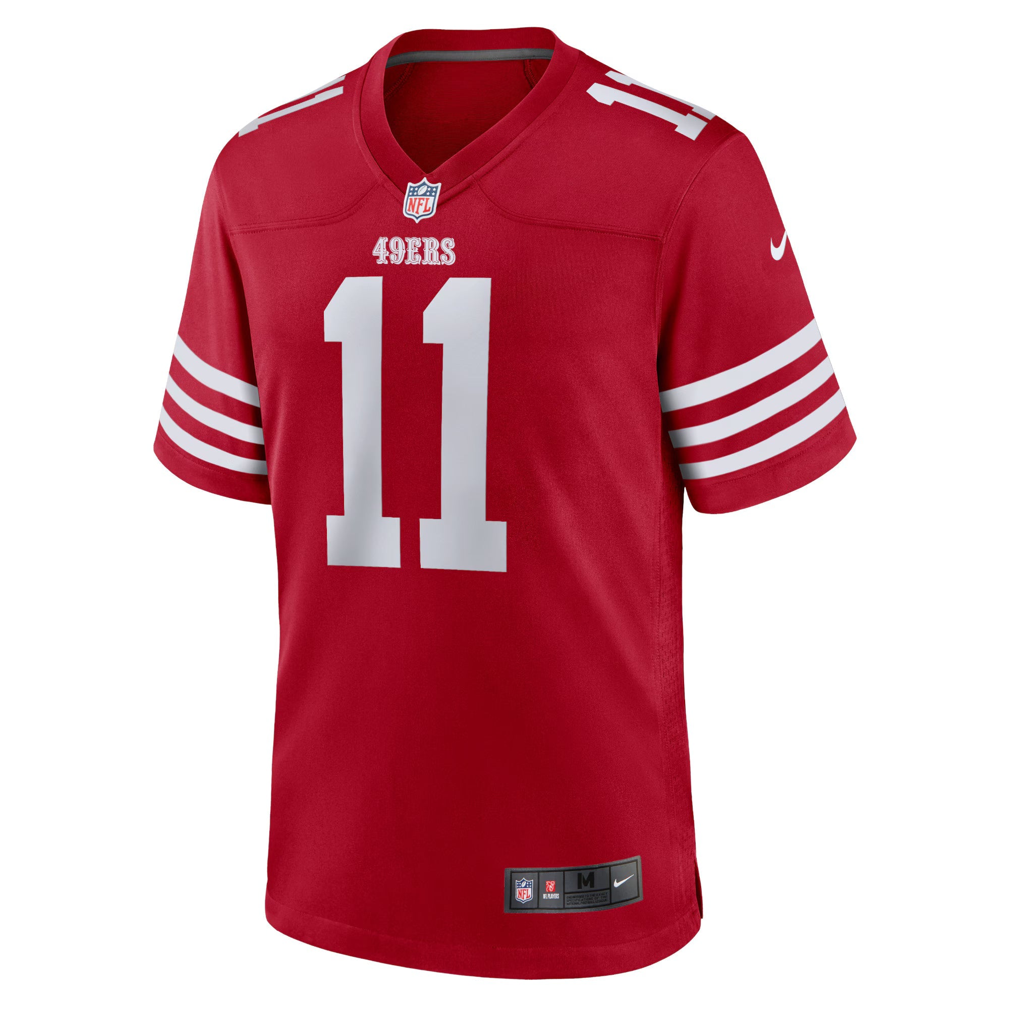 San Francisco 49ers Brandon Aiyuk Scarlet Team Player Game Jersey