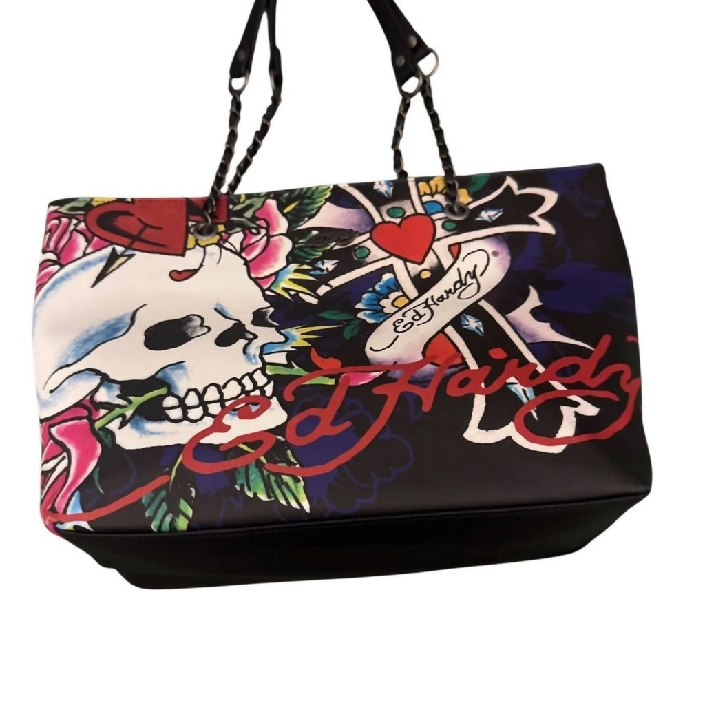 Women's Skull Graphic Tote Bag In Multi