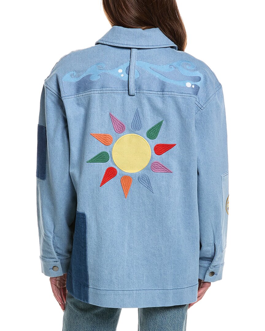 Electric & Rose Embroidery Chore Jacket
