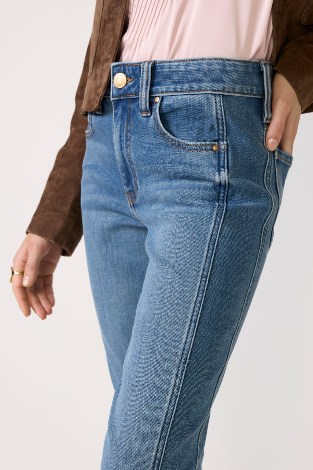 Women's Natalie Bootcut w Side Inset Jean